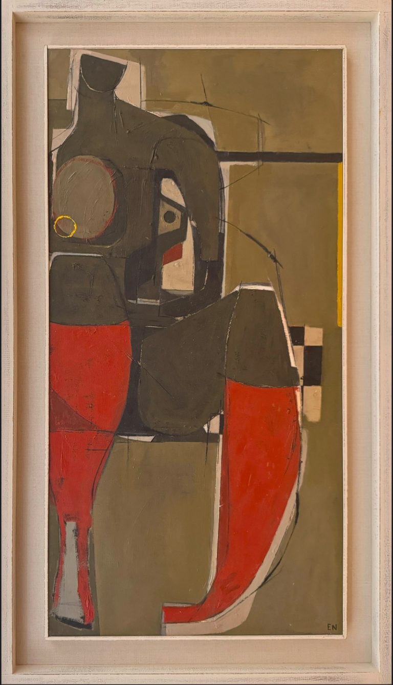 Seated Nude with Red Socks