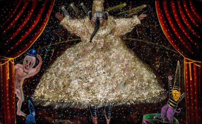La elefanta cirquera