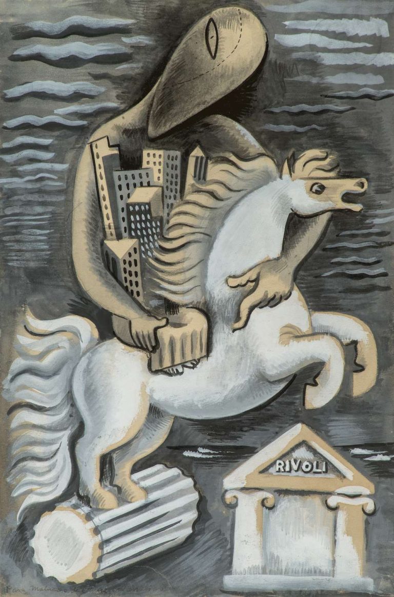 Gloria Swanson a la manera de Chirico
