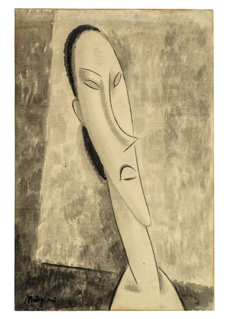 Gloria Swanson a la manera de Modigliani