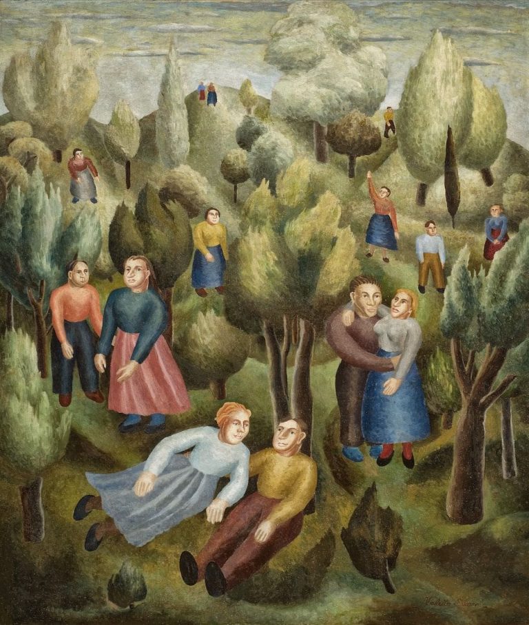 Parejas en el bosque