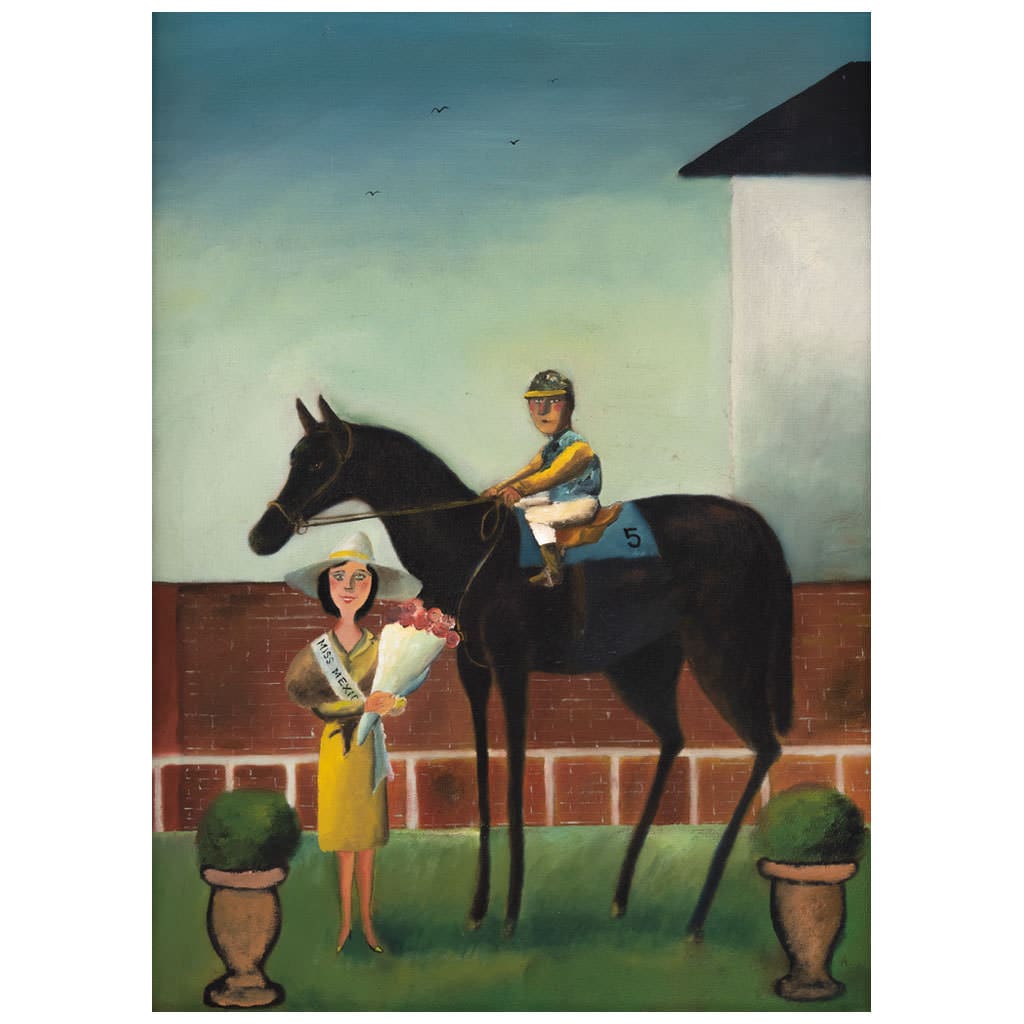 Miss México y un jockey